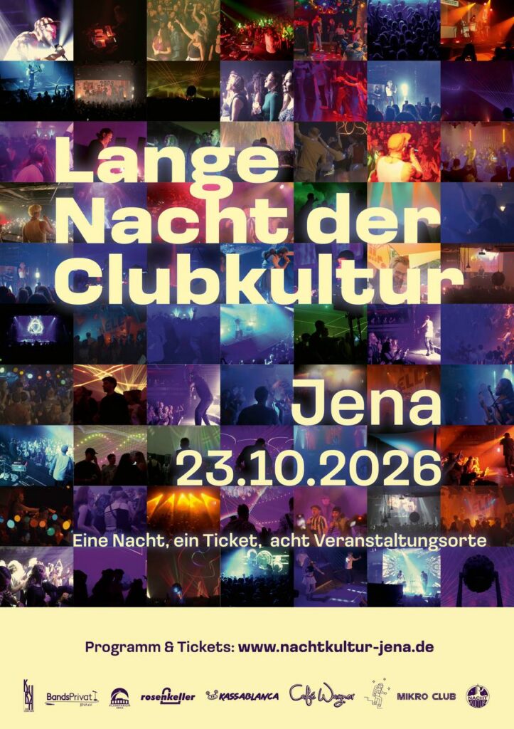 Flyer Lange Nacht der Clubkultur 2026